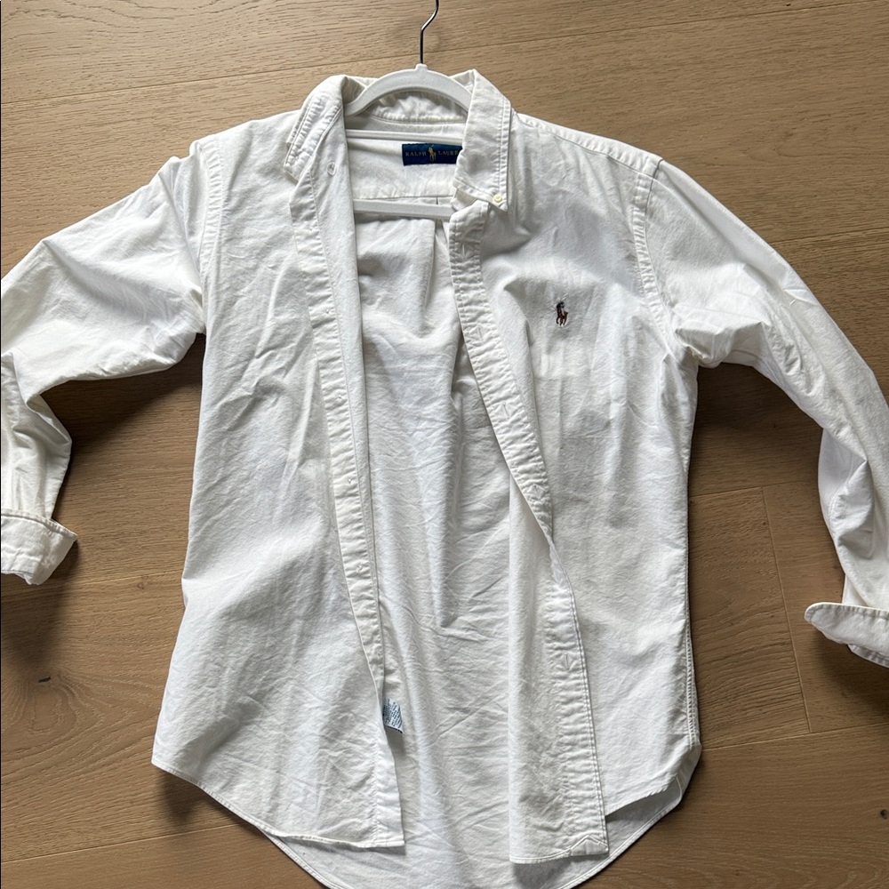 Polo by Ralph Lauren Classic White Button Down Shirt